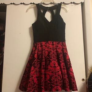Crystal Doll Red and Black Dress